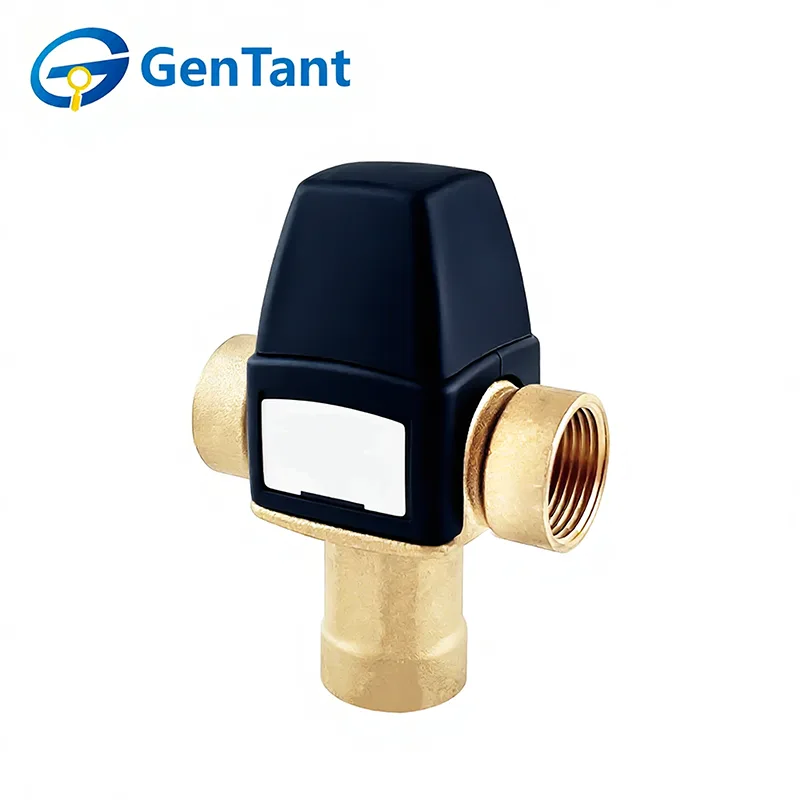 底部水出口付きサーモスタットミキシングバルブ