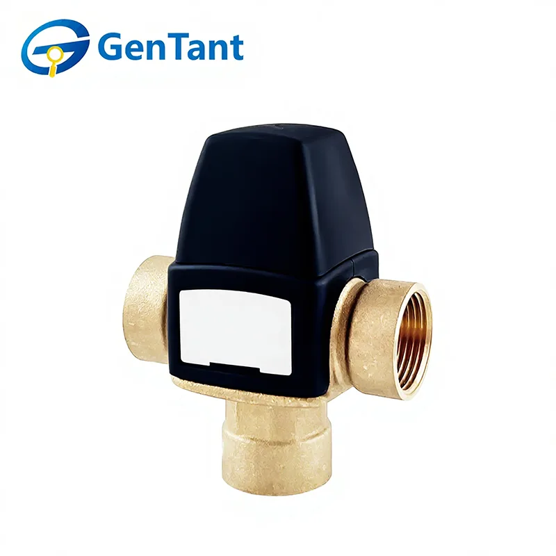 側面水出口付きサーモスタット混合弁